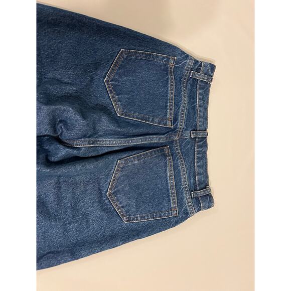 Reformation Cynthia High Rise Straight Long Denim Jeans Womens 24 Blue Casual - Picture 11 of 16